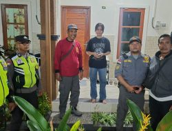 Patroli Gabungan di Desa Bona, Polisi dan Aparat Desa Perkuat Deteksi Dini Kamtibmas