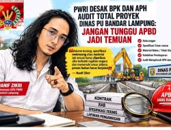 Berita Pembangunan Kota Bandar Lampung Diduga Gunakan Barang Bekas dan Tak Sesuai Spek, PWRI Lampung: Desak Tindak Lanjuti Informasinya