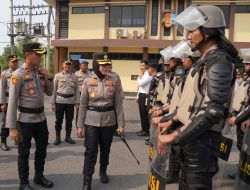 Polres Bojonegoro Gelar Apel Kesiapsiagaan, Personel hingga Sarpras Dicek