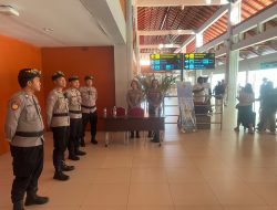 Satgas Pamka Ops Gapura Agung IV 2026 Perketat Pengamanan di Terminal Domestik Bandara Ngurah Rai