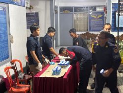 Perkuat Pencegahan Gangguan Kamtib, Rutan Gianyar Gelar Razia Gabungan dan Tes Urine Bersama APH