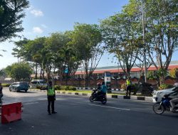 Satlantas Polres Bandara Gelar Pengaturan, Pastikan Arus Lalu Lintas Tetap Lancar