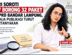 PWRI Soroti 1 CV Borong 32 Paket di DPRD Bandar Lampung, Belanja Publikasi Turut Dipertanyakan