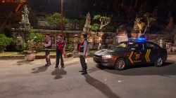 Polisi Bersama Masyarakat Cegah Kejahatan Malam, Polsek Bangli Gencarkan Blue Light Patrol